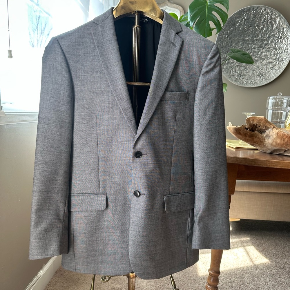Jos. A. Bank Gray Textured Sport Coat Blazer